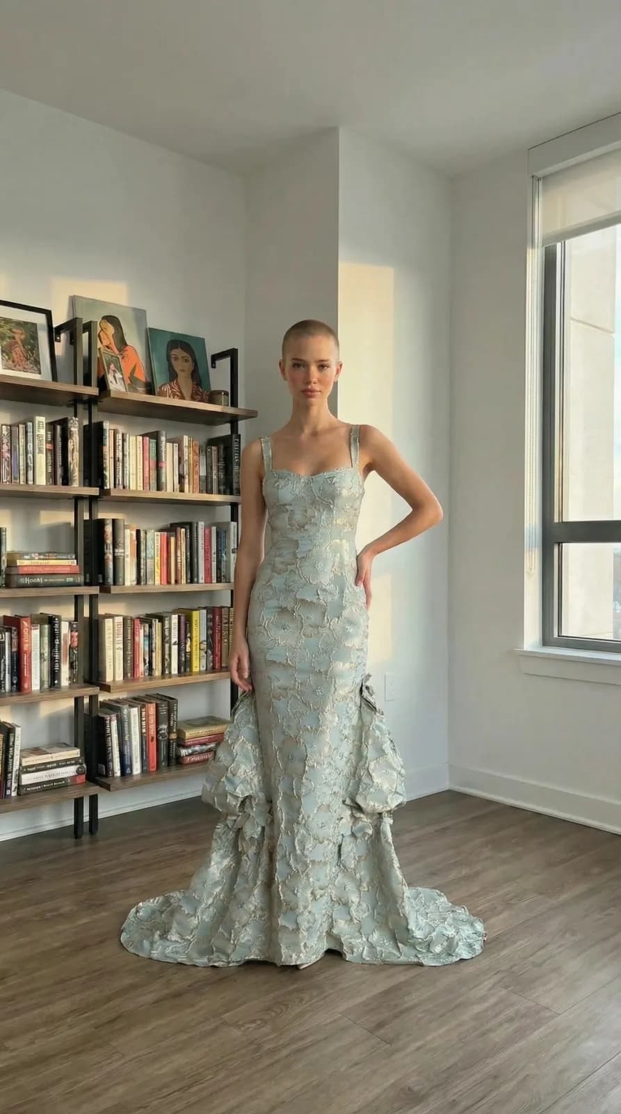 Azazie Bridesmaids dress 74 — try-on