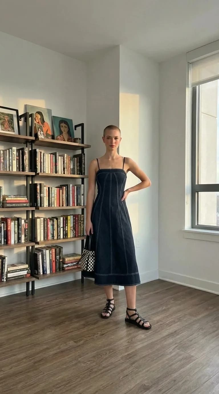 Anthropologie dress 10 — try-on