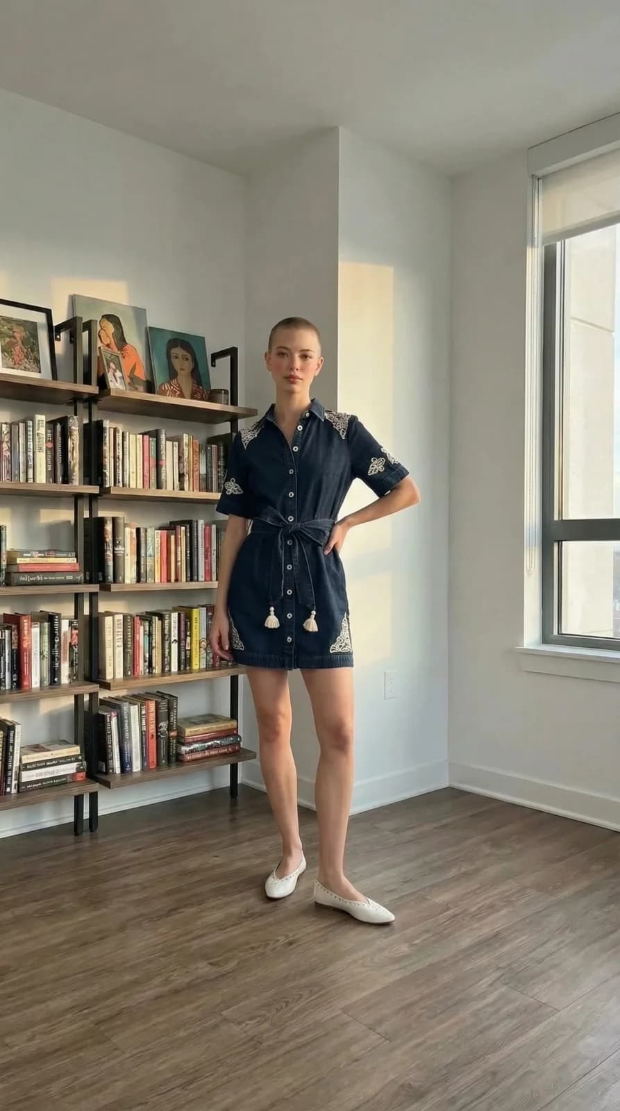 Anthropologie dress 10 — try-on