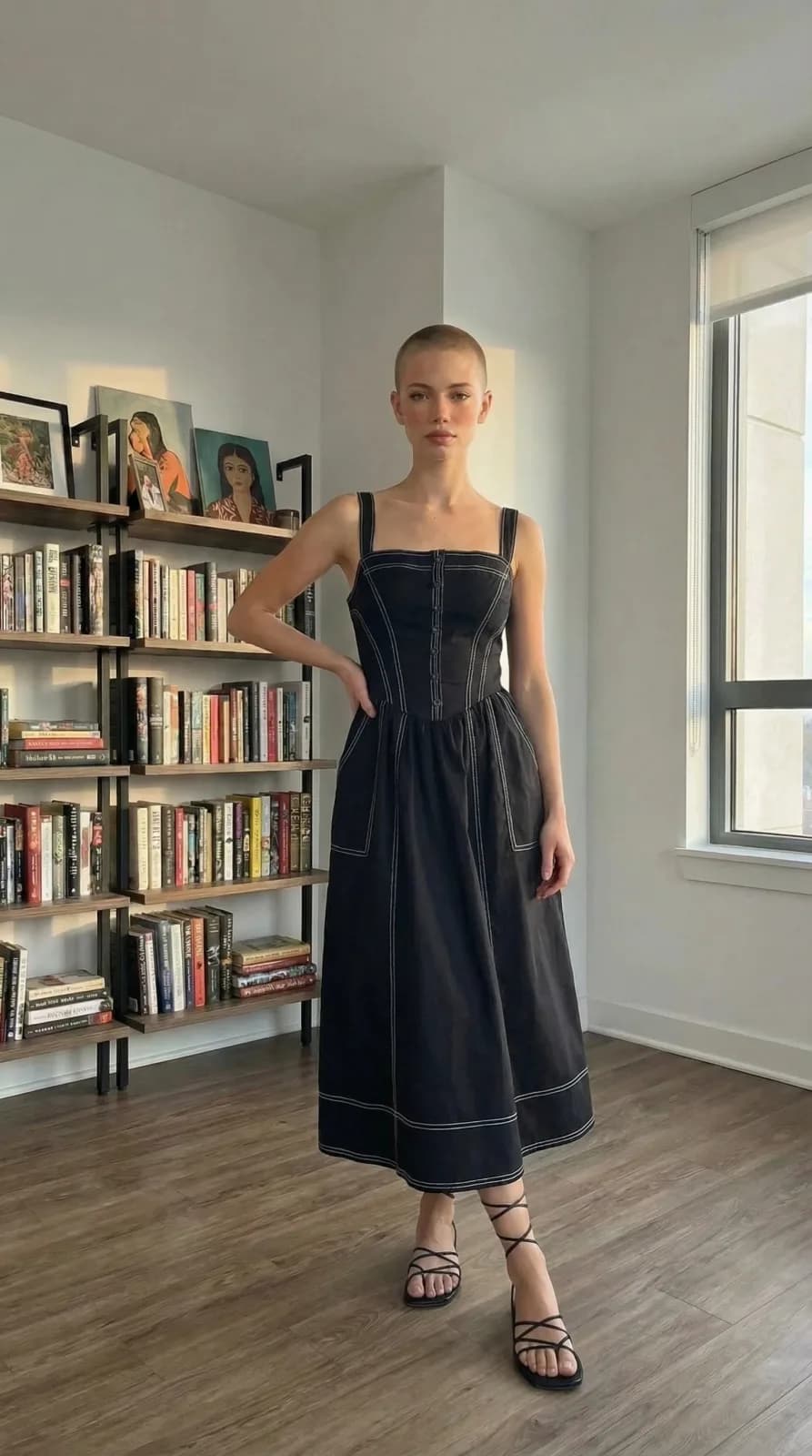 Anthropologie dress 10 — try-on