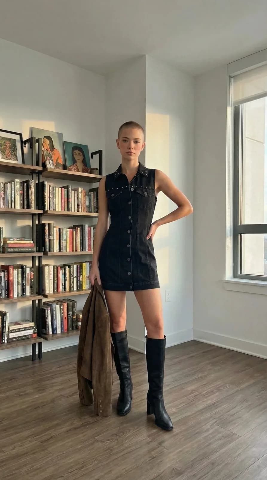 Anthropologie dress 10 — try-on