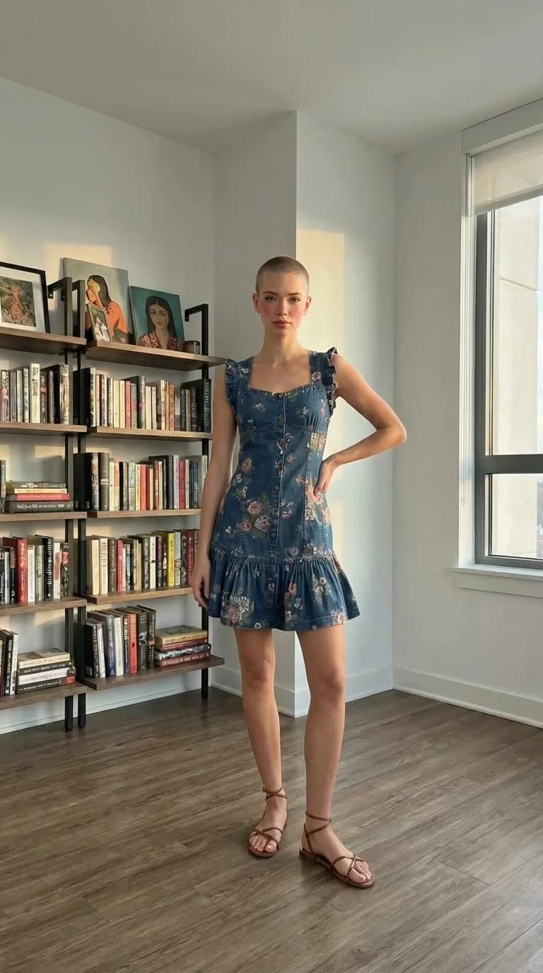 Anthropologie dress 10 — try-on