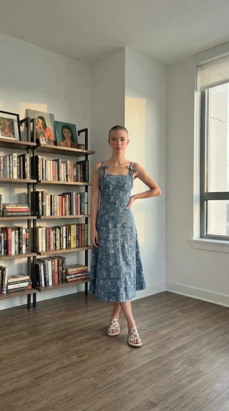 Anthropologie dress 10 — try-on