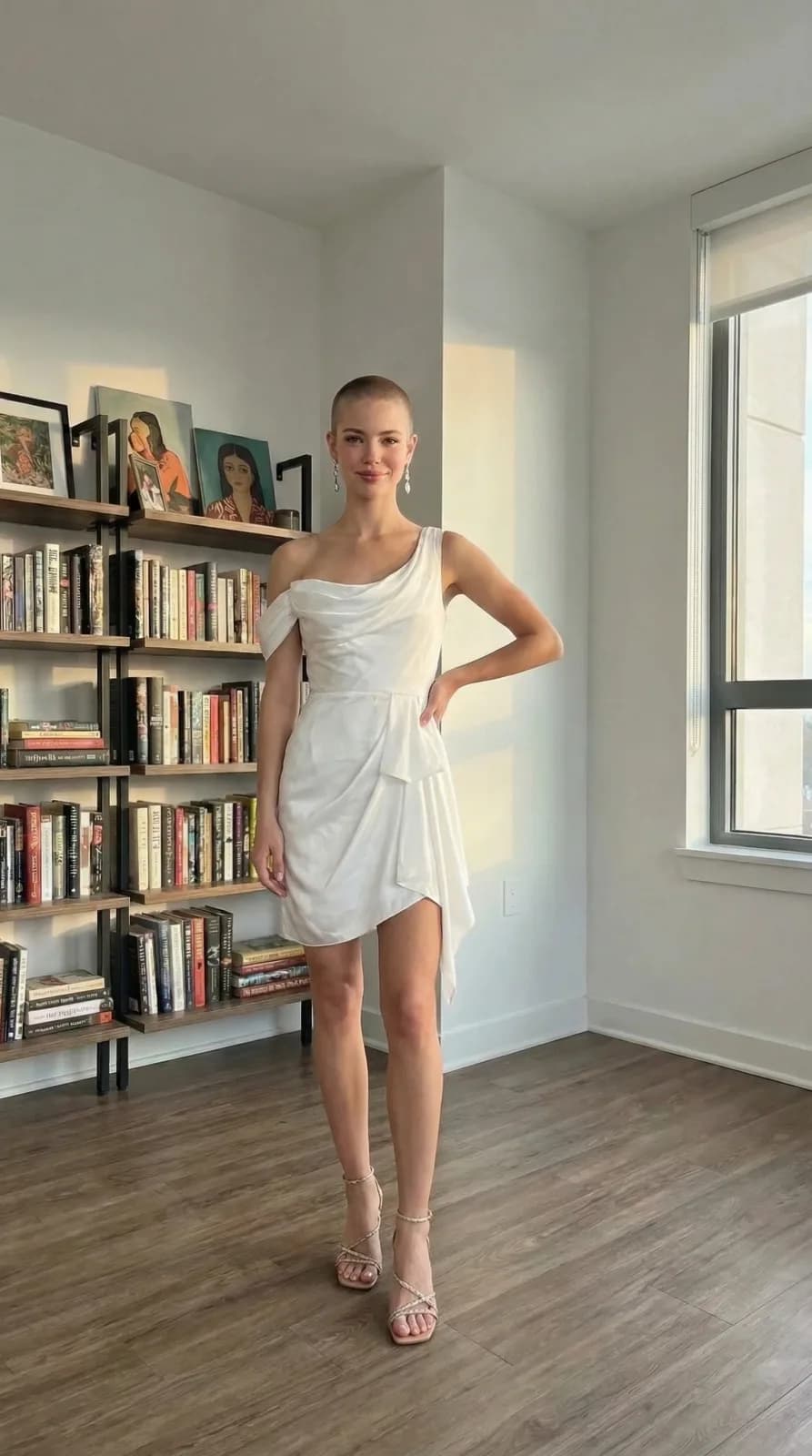 David's Bridal dress 09 — try-on