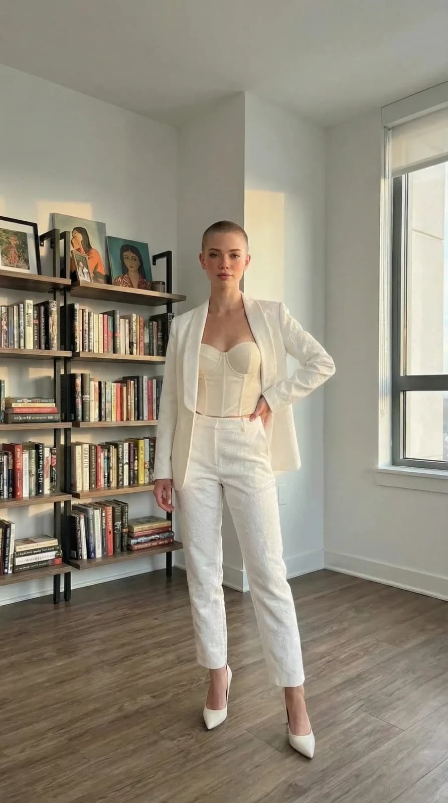 David's Bridal dress 21 — try-on