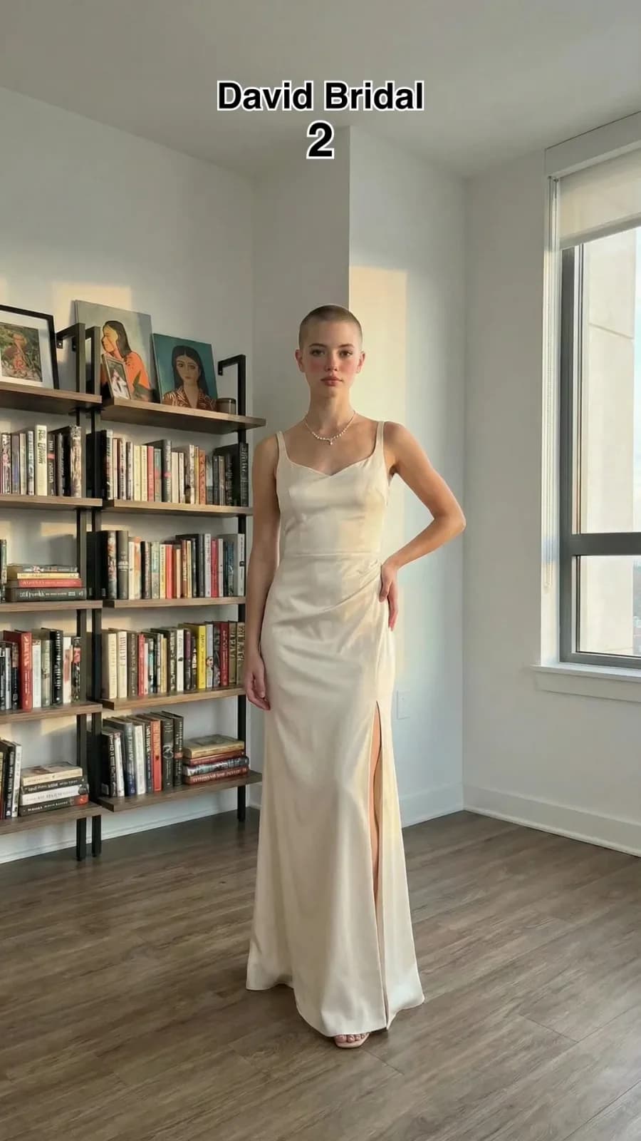 David's Bridal dress 41 — try-on