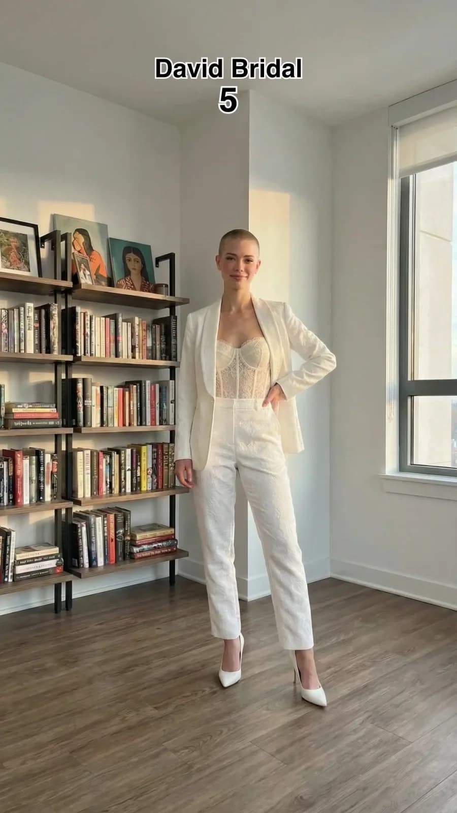 David's Bridal dress 41 — try-on