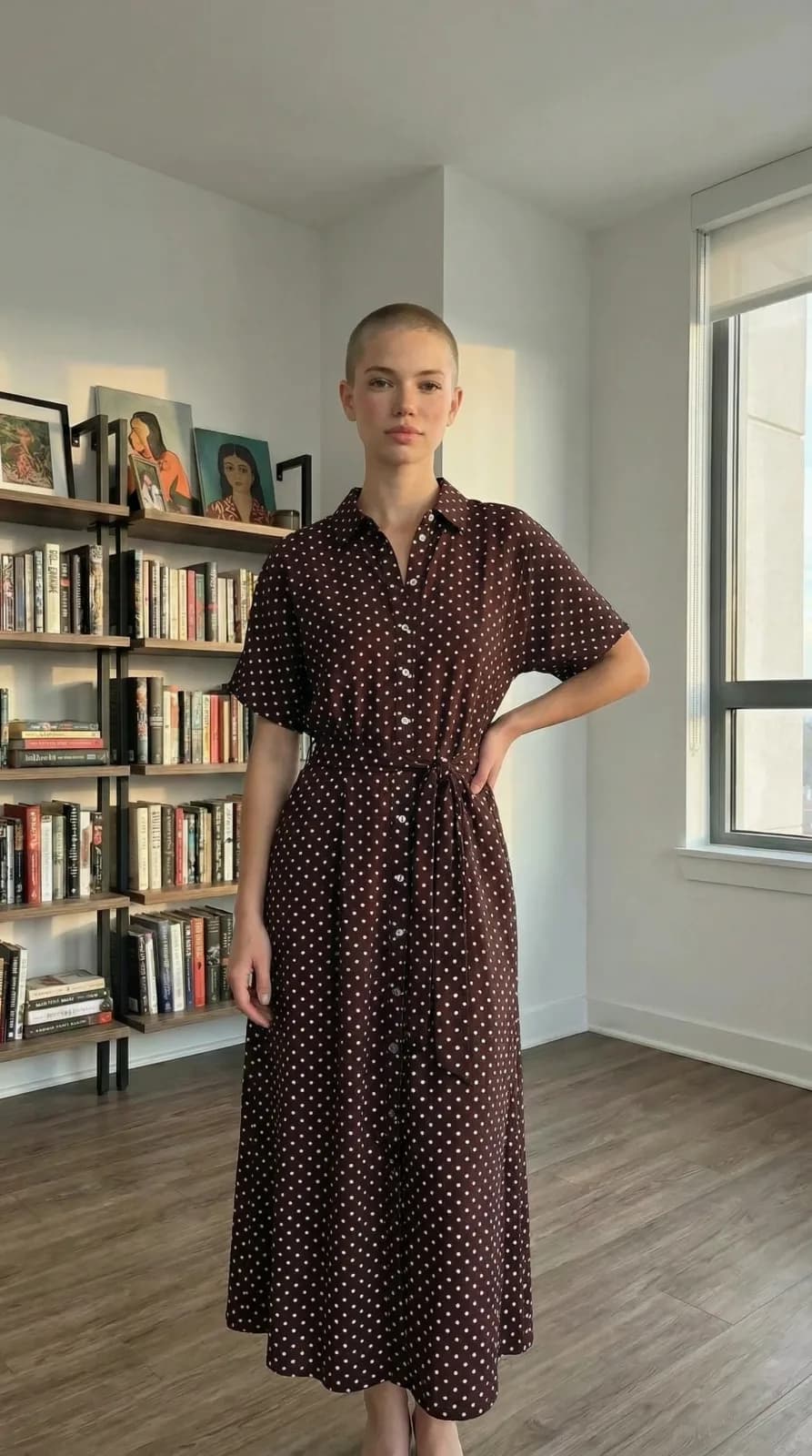 H&M dress 26 — try-on