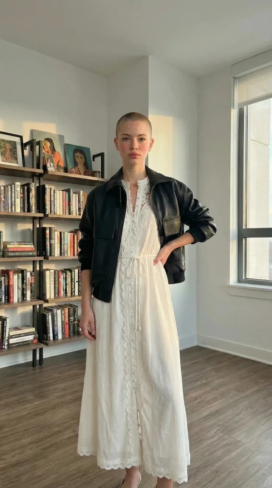 H&M dress 26 — try-on