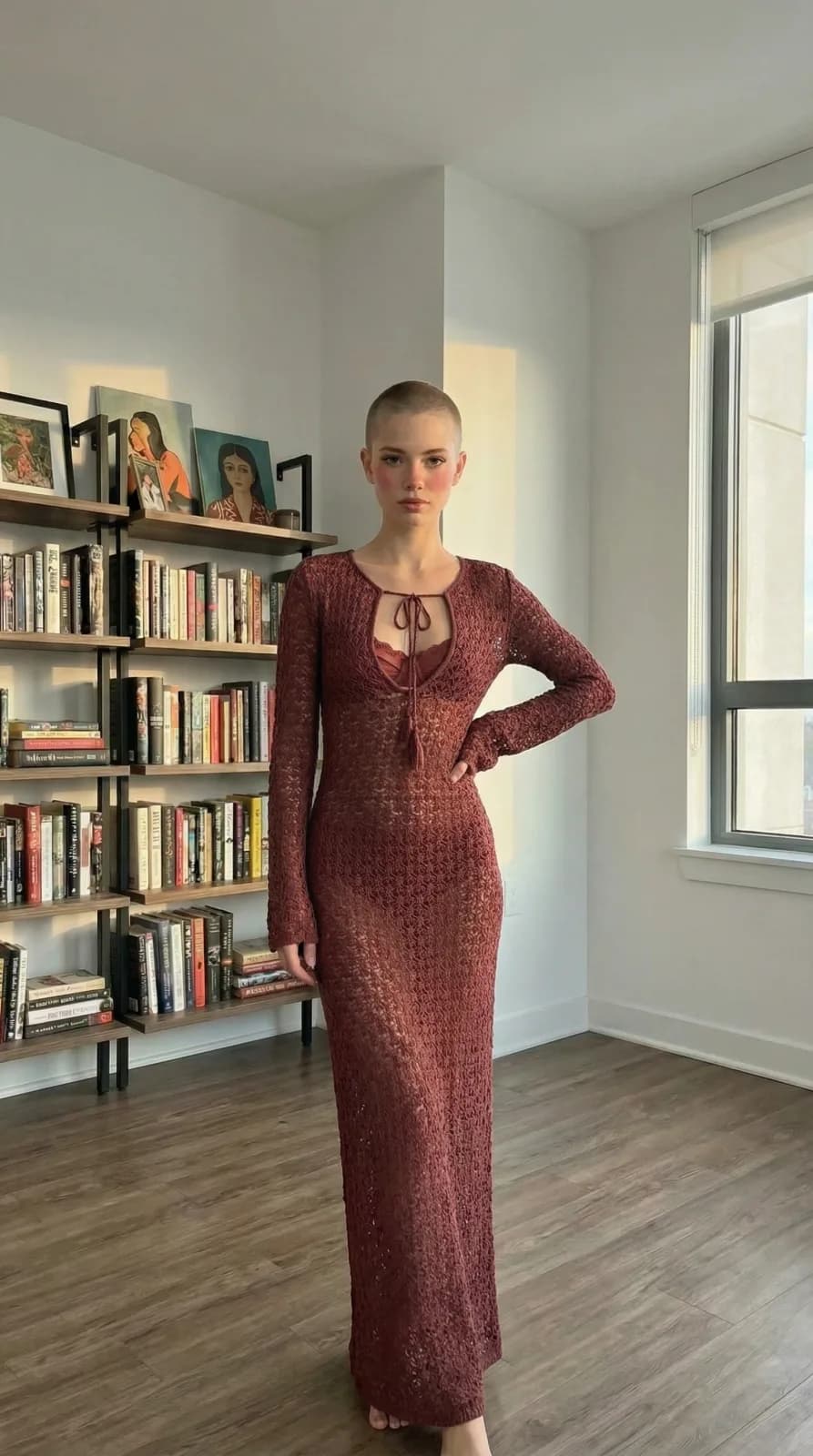 H&M dress 27 — try-on