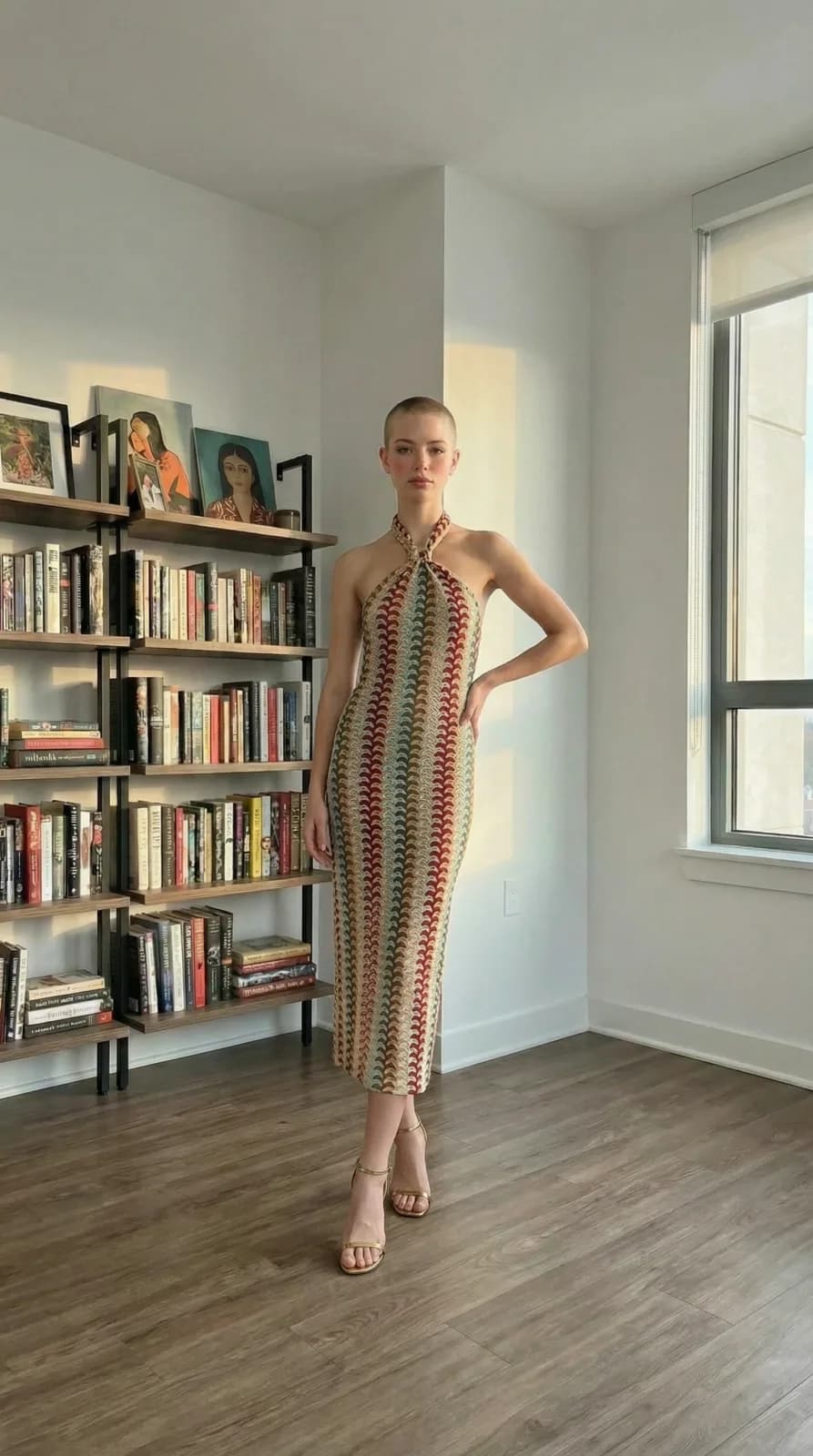 H&M dress 27 — try-on