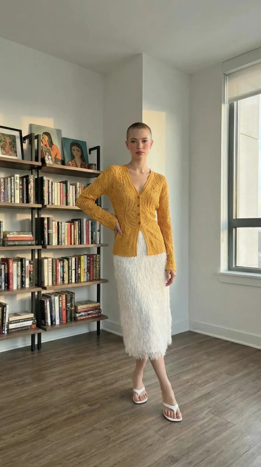 H&M dress 27 — try-on