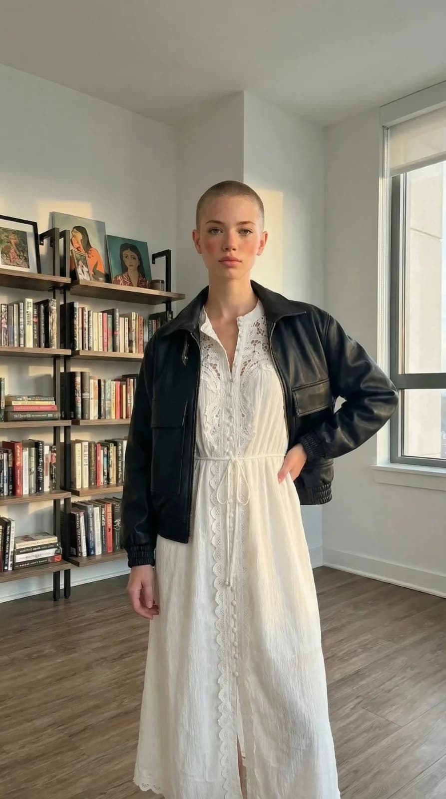 H&M dress 27 — try-on