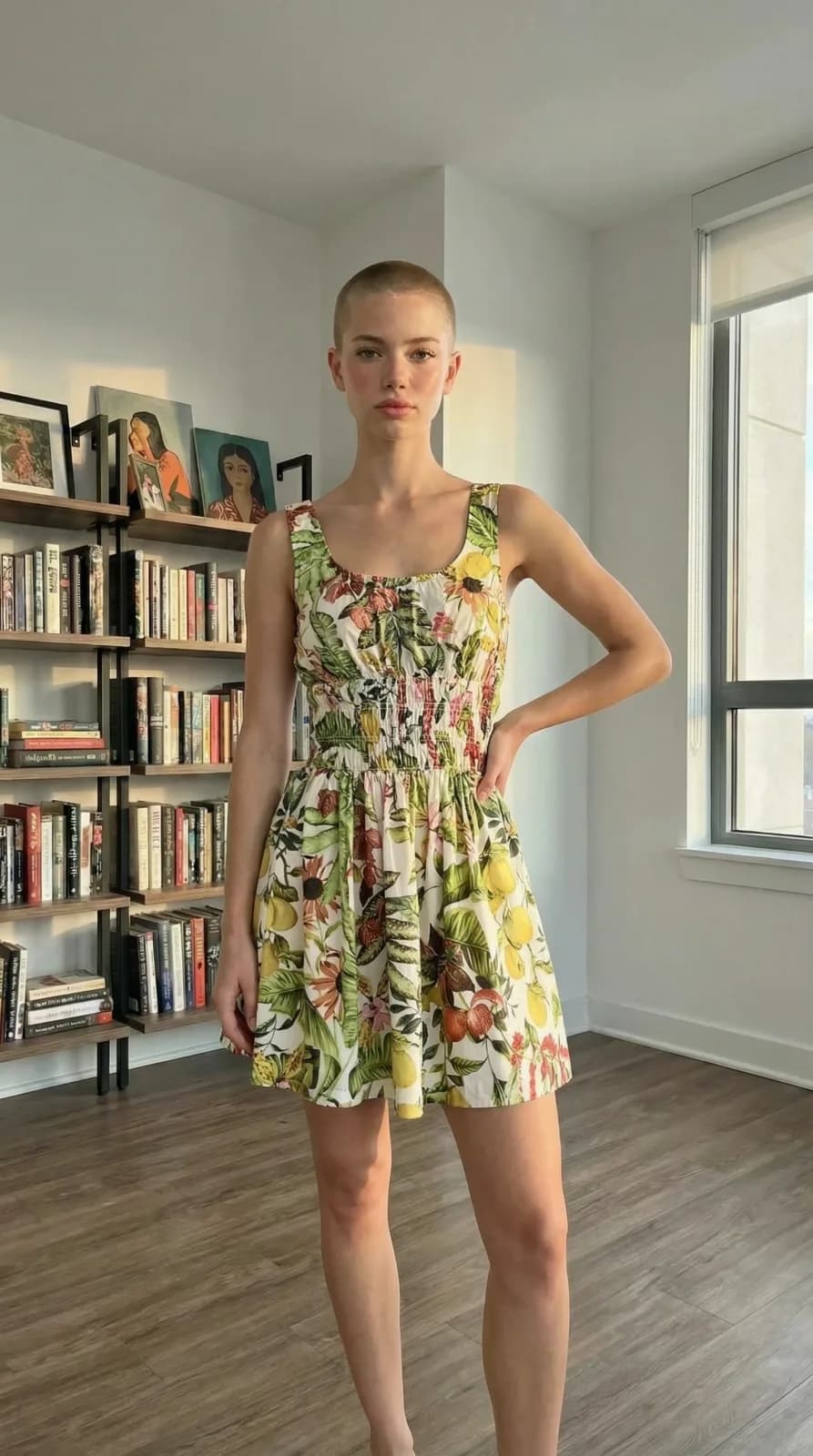 H&M dress 28 — try-on