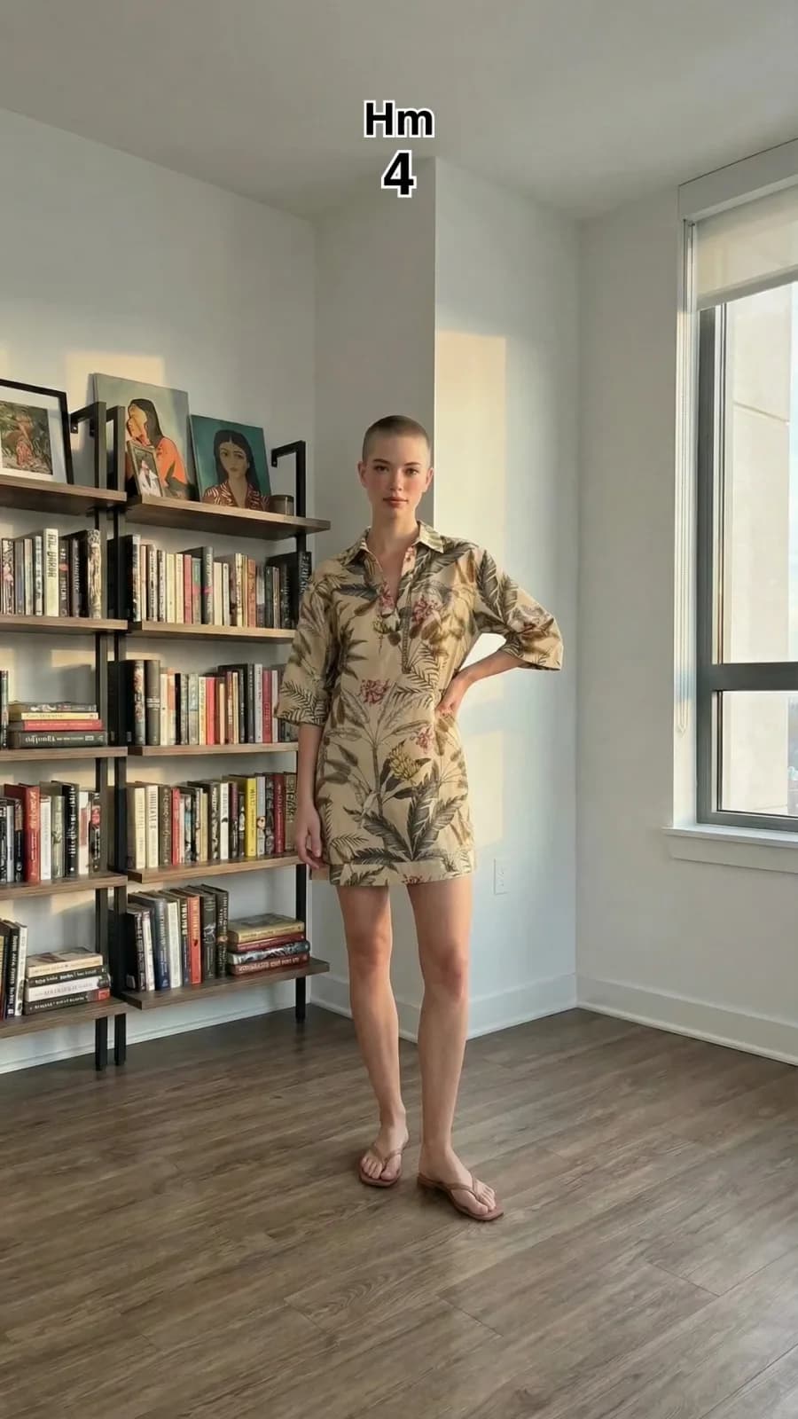 H&M dress 34 — try-on