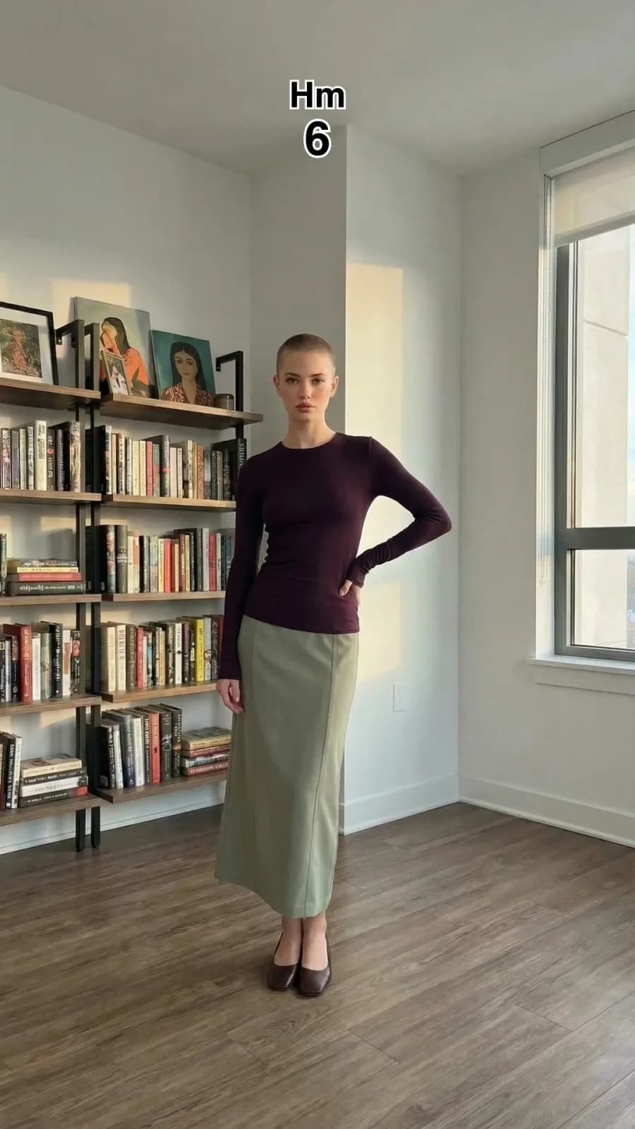 H&M dress 34 — try-on