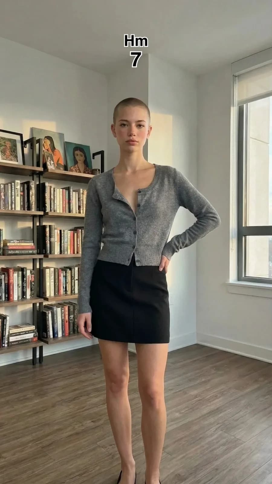 H&M dress 34 — try-on