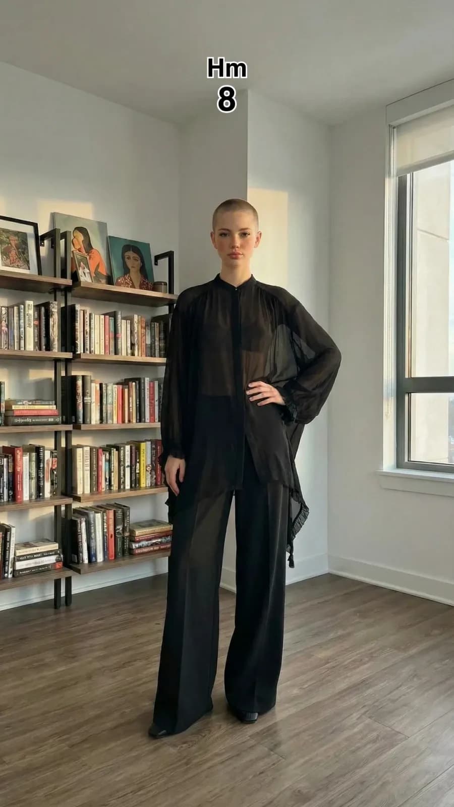 H&M dress 34 — try-on