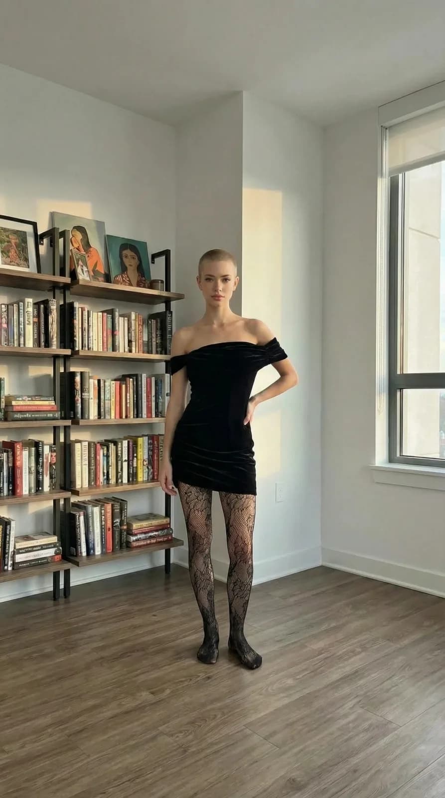 Nasty Gal dress 01 — try-on