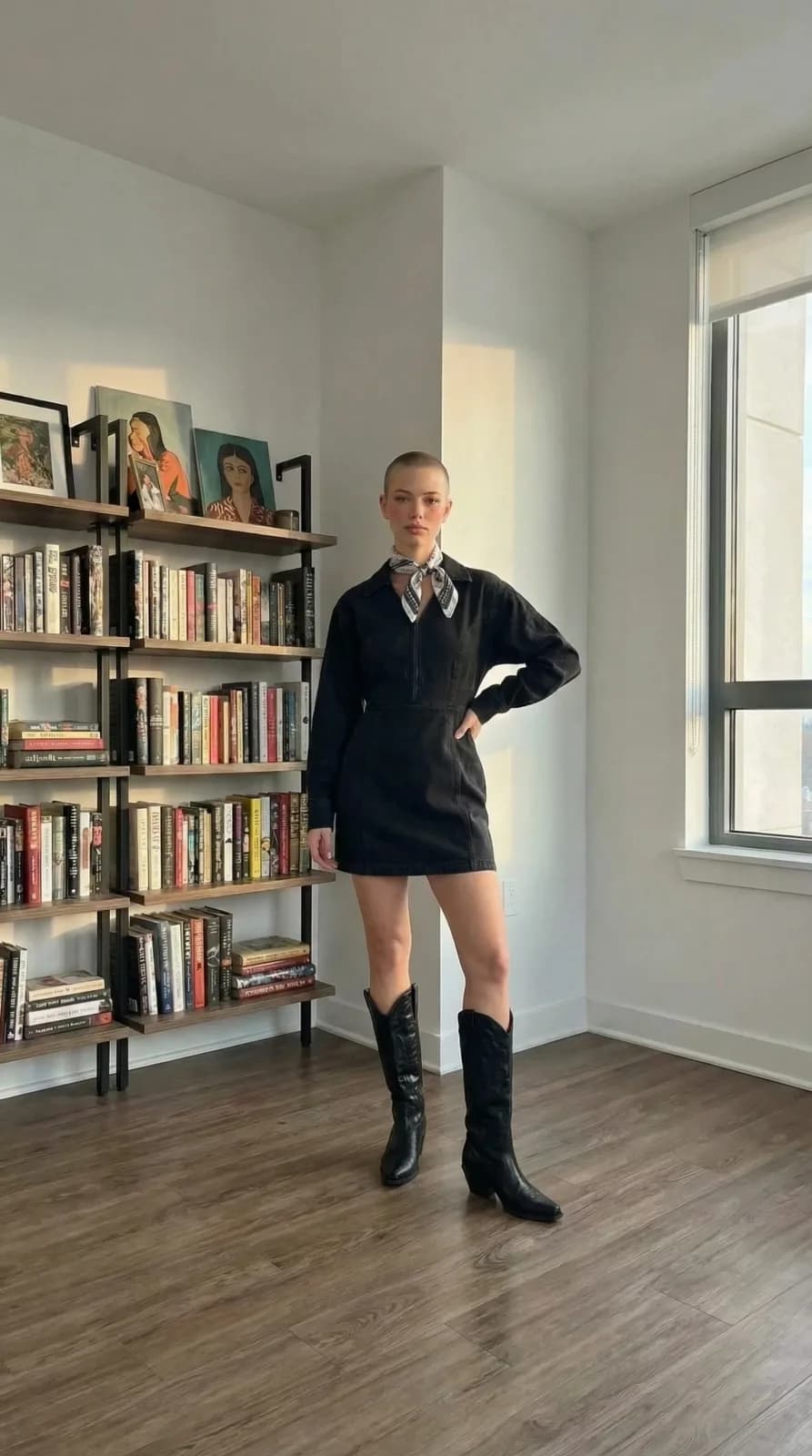 Nasty Gal dress 01 — try-on