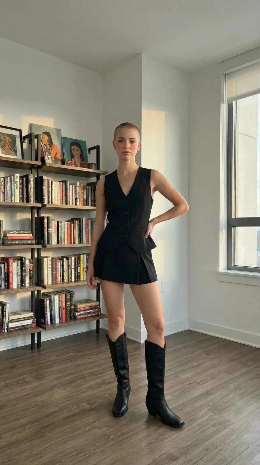 Nasty Gal dress 01 — try-on