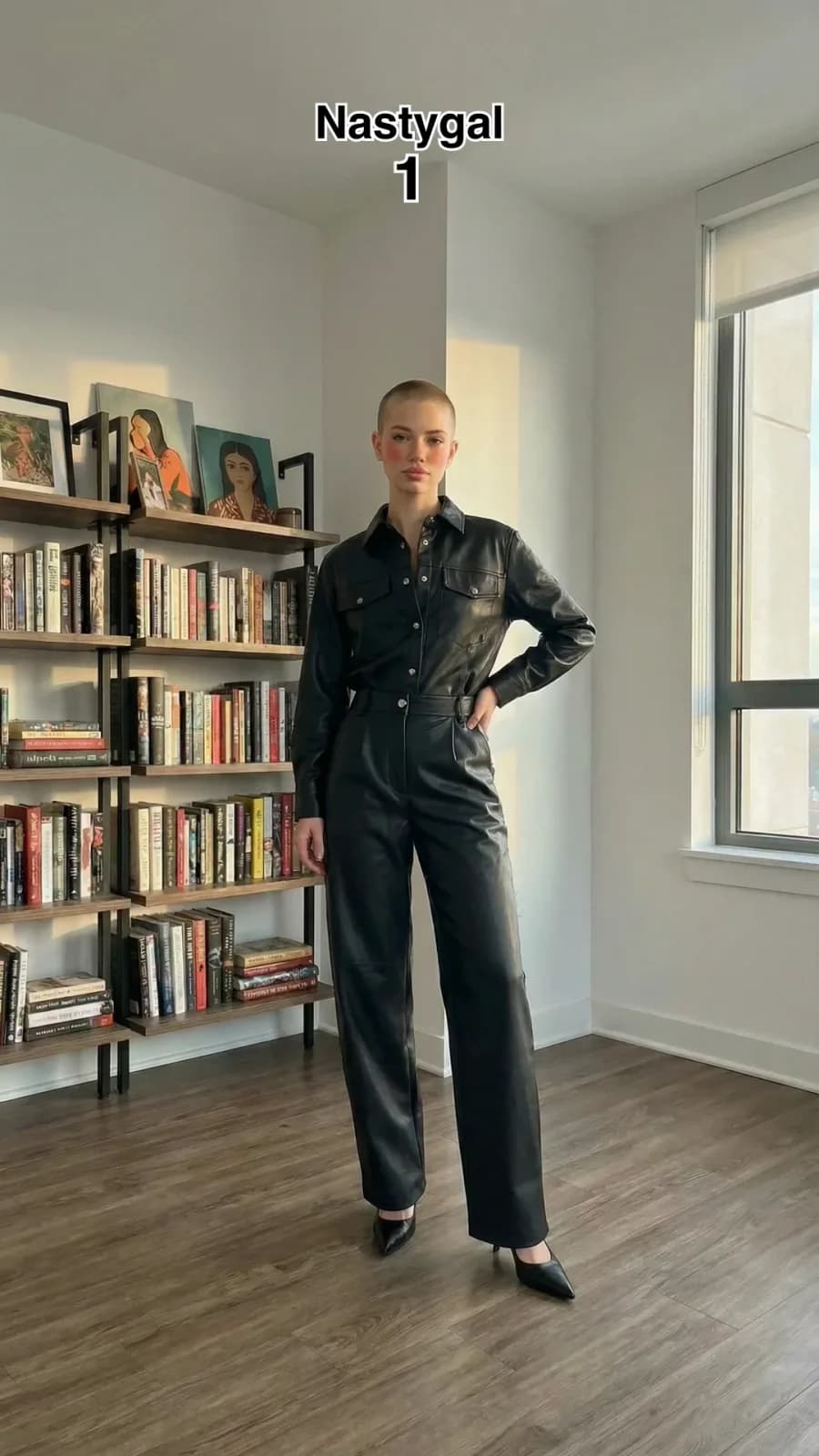 Nasty Gal dress 35 — try-on