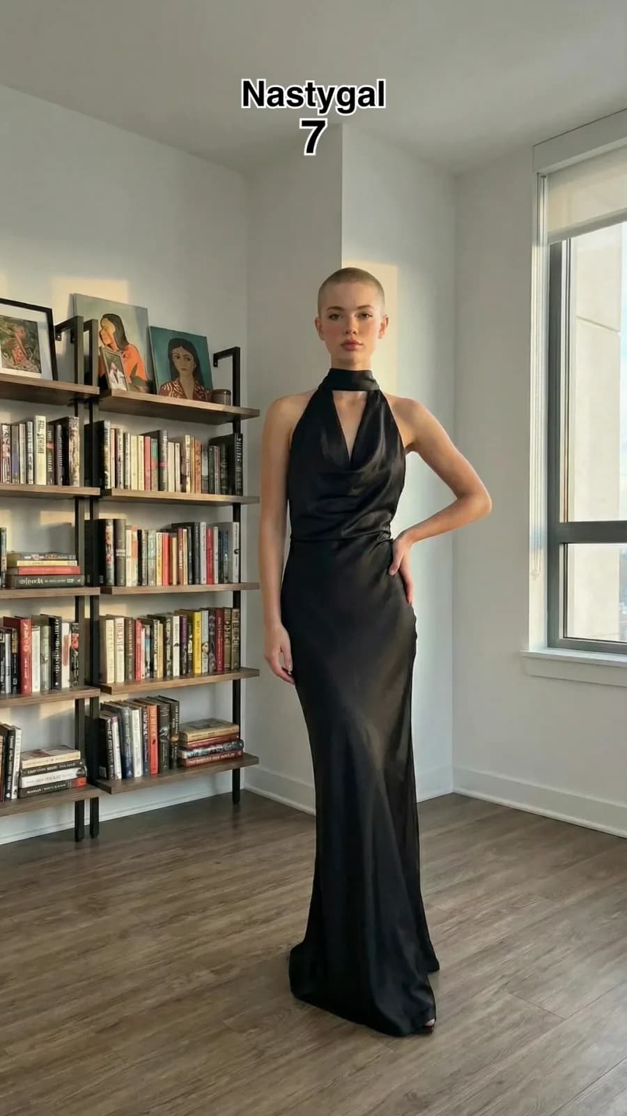 Nasty Gal dress 35 — try-on