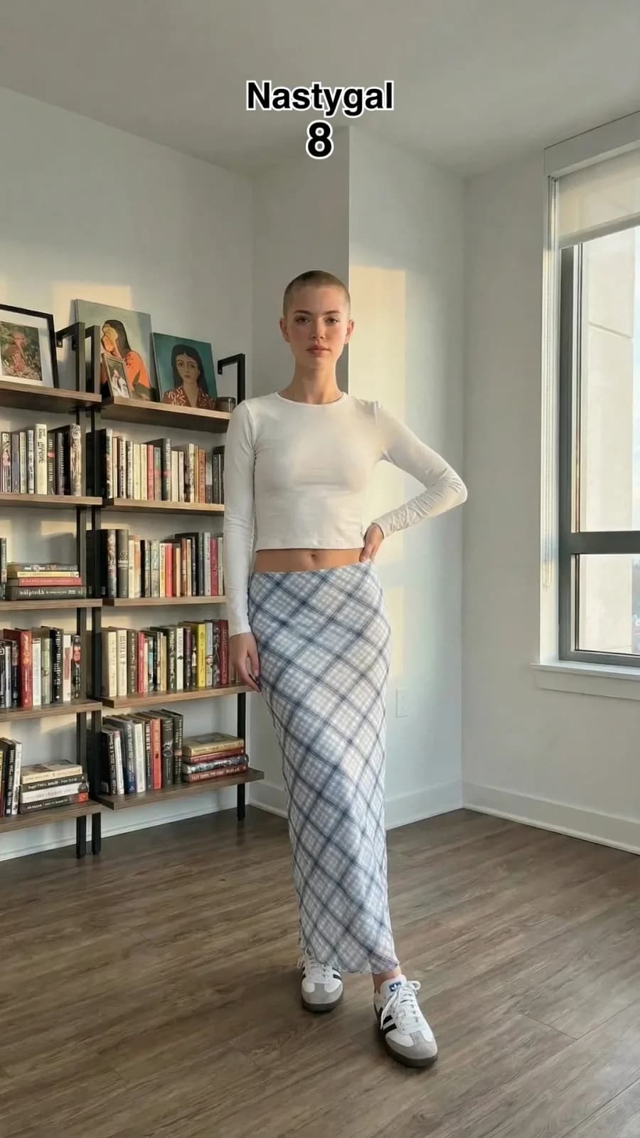 Nasty Gal dress 35 — try-on