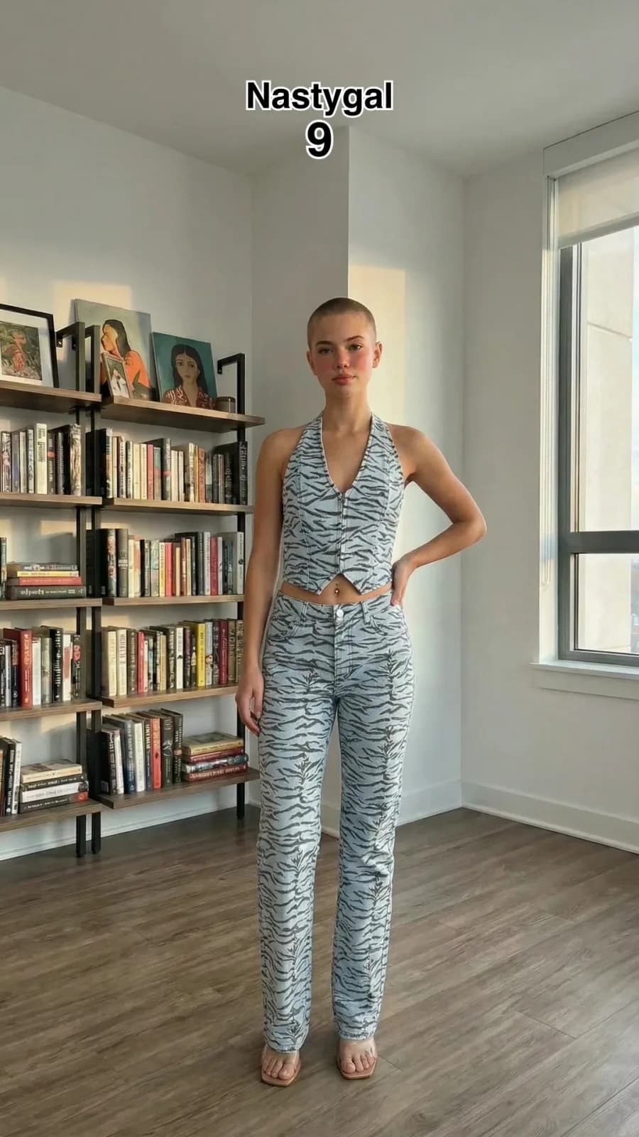 Nasty Gal dress 35 — try-on