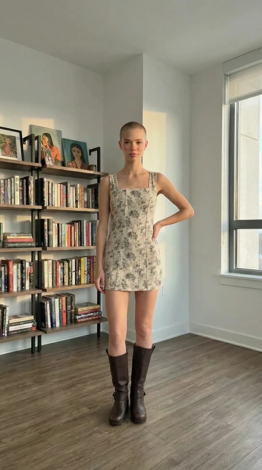 Nasty Gal dress 73 — try-on