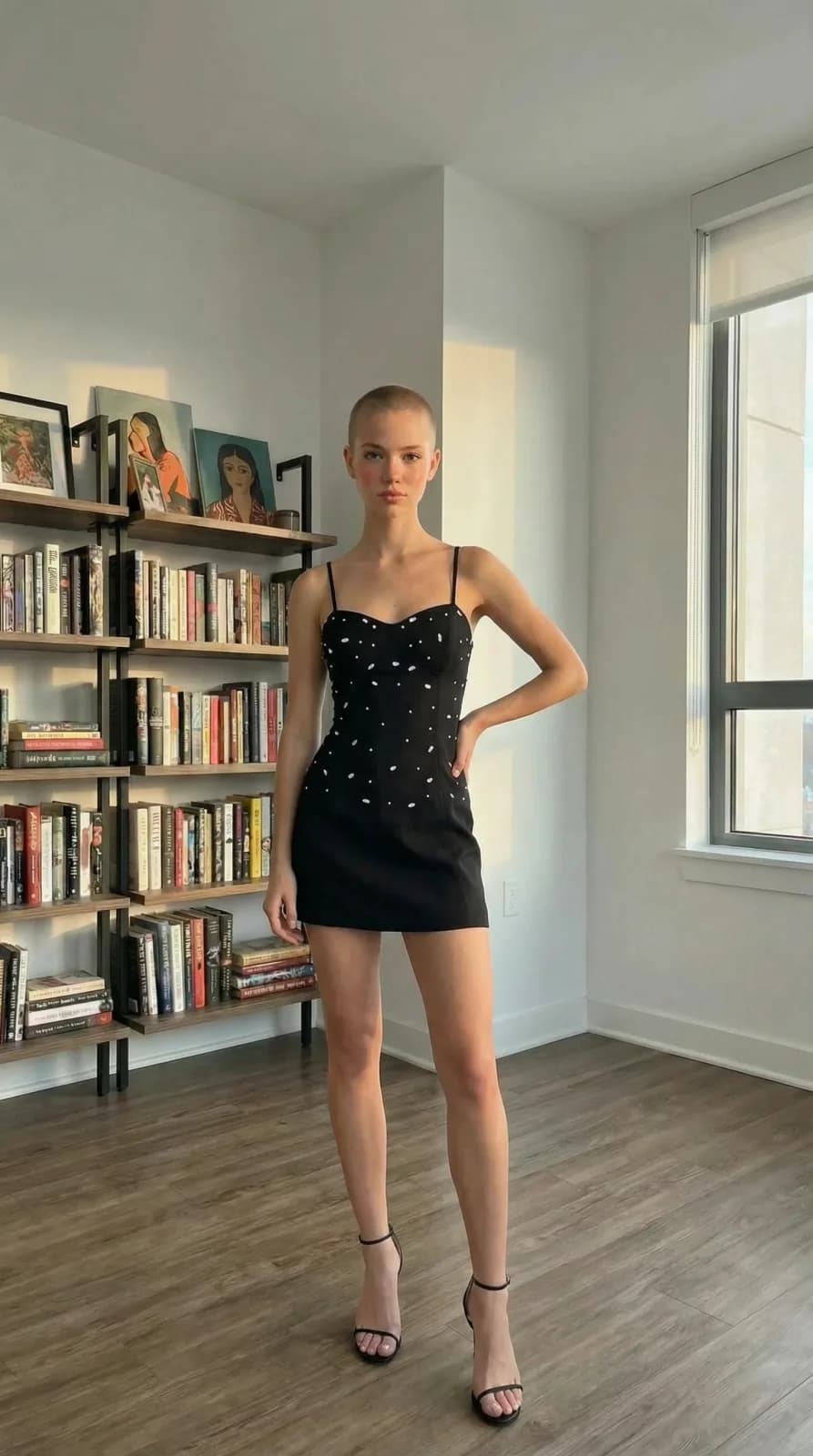 Nasty Gal dress 73 — try-on