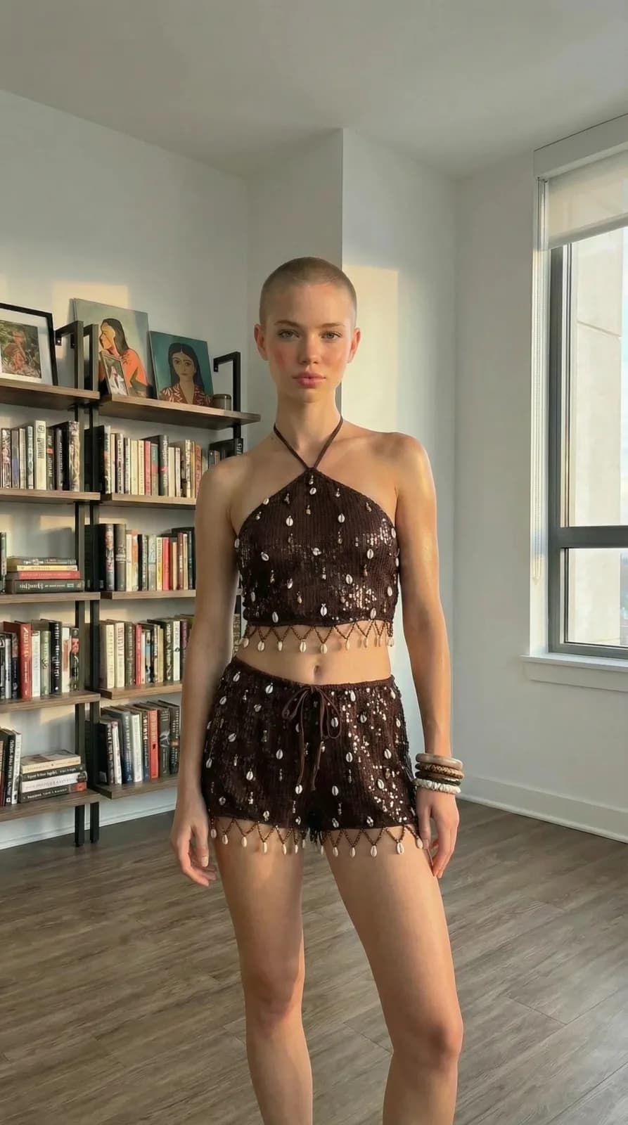 Nasty Gal dress 73 — try-on