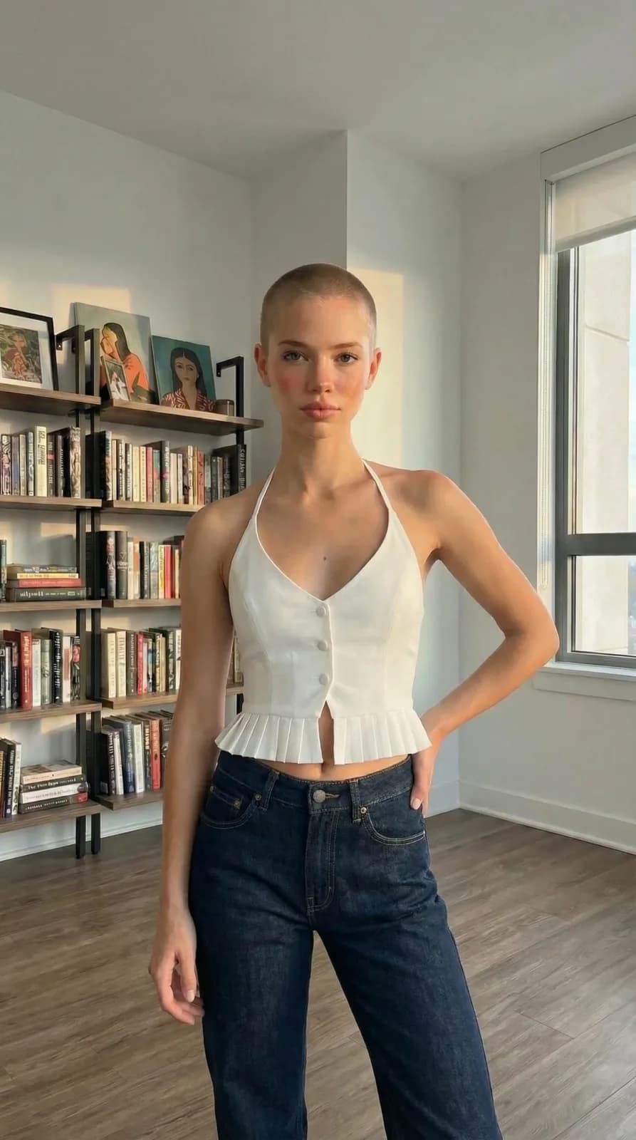 Nasty Gal dress 73 — try-on