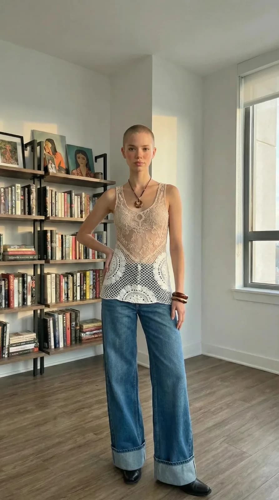 Nasty Gal dress 73 — try-on