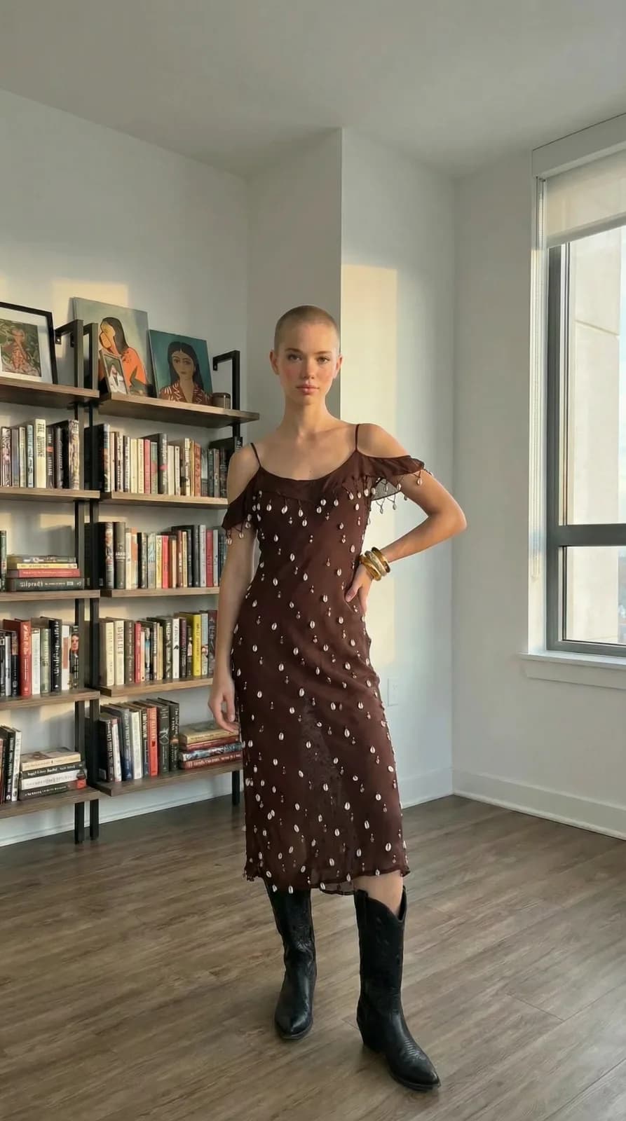 Nasty Gal dress 73 — try-on